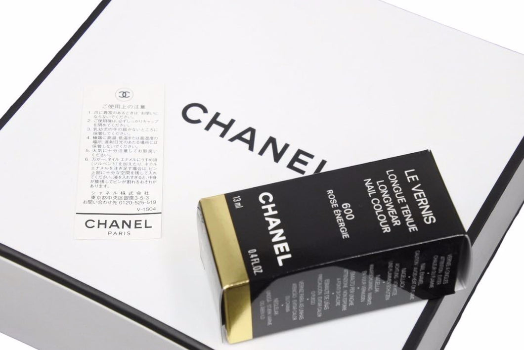 新品未使用 CHANEL シャネル ヴェルニ ロング トゥニュ 600 ローズエネルジー ネイル エナメル 13ml 中古 50097
