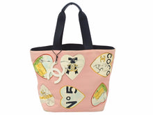 Load image into Gallery viewer, CHANEL シャネル トートバッグ バレンタイン ココマーク 10番台 A31533 キャンバス ピンク マルチカラー シルバー 良品 中古 50018