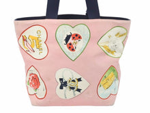 Load image into Gallery viewer, CHANEL シャネル トートバッグ バレンタイン ココマーク 10番台 A31533 キャンバス ピンク マルチカラー シルバー 良品 中古 50018