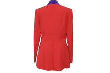 Load image into Gallery viewer, HERMES エルメス ジャケット アウター レッド パープル ウール サイズ38 フランス製 美品 中古 50032