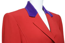 Load image into Gallery viewer, HERMES エルメス ジャケット アウター レッド パープル ウール サイズ38 フランス製 美品 中古 50032