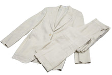 Load image into Gallery viewer, 極美品 HERMES エルメス マルジェラ期 セットアップ 麻 リネン ベージュ サイズ ジャケット38 ジレ40 パンツ38 中古 50037
