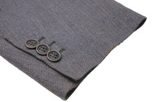 Load image into Gallery viewer, HERMES エルメス ジャケット ノーカラー マルジェラ期 グレー サイズ40 リネン ポリアミド 美品 中古 50048