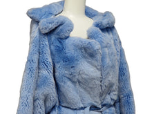 Load image into Gallery viewer, 激レア CHANEL シャネル ラパンファードレス コート ブルー P20136V11788 02Aサイズ36 美品 中古 50060