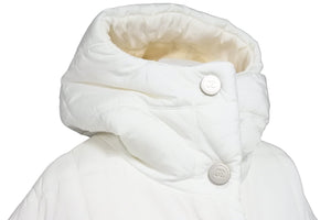 CHANEL シャネル スポーツライン ダウンコート P16395V09195 00A イタリア製 ポリアミド ホワイト 38 美品 中古 50075