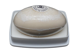 新品未使用品 CHANEL シャネル 固形石鹸 N.19 ケース付き SAVON サヴォン 150g ギフト フランス製 アイボリー ブラック 150g 50095