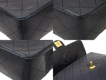 Load image into Gallery viewer, CHANEL シャネル マトラッセ チェーン ショルダーバッグ 中ミニマトラッセ ネイビー 1番台 美品 中古 50104