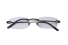 Load image into Gallery viewer, Cartier カルティエ 遠視メガネ 縁なし眼鏡 ツーポイント リム無し CT0045○003 フランス メタル ブラック 美品 中古 50128