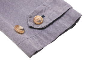 COMME des GARCONS HOMME PLUS コムデギャルソンオムプリュス カーブ デザイン コート グレー PK-C002 サイズM 中古 50130