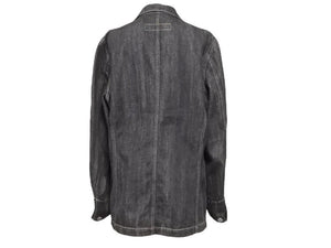 COMME des GARCONS HOMME コムデギャルソンオム キューバ柄 3Bテーラード デニム ジャケット HI-J022 サイズS 美品 中古 50133