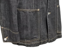 Load image into Gallery viewer, COMME des GARCONS HOMME コムデギャルソンオム キューバ柄 3Bテーラード デニム ジャケット HI-J022 サイズS 美品 中古 50133
