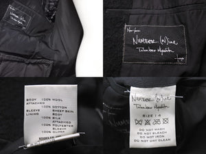 NUMBER NINE ナンバーナイン ドッキングジャケット サイズ 2 05AW ハイスト期 チェック ブラック ブルー 中古 50137