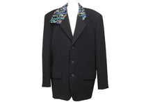 Load image into Gallery viewer, COMME des GARCONS コムデギャルソン PJ-05012S 80年代 ヴィンテージ ジャケット ブラック ウール サイズS 美品 中古 50142