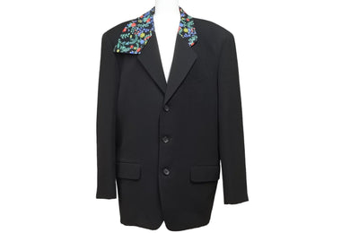COMME des GARCONS コムデギャルソン PJ-05012S 80年代 ヴィンテージ ジャケット ブラック ウール サイズS 美品 中古 50142