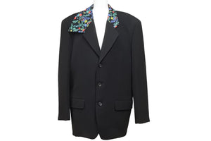 COMME des GARCONS コムデギャルソン PJ-05012S 80年代 ヴィンテージ ジャケット ブラック ウール サイズS 美品 中古 50142
