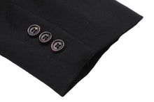 Load image into Gallery viewer, COMME des GARCONS コムデギャルソン PJ-05012S 80年代 ヴィンテージ ジャケット ブラック ウール サイズS 美品 中古 50142