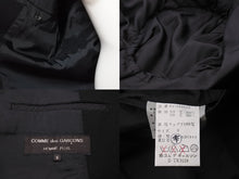 Load image into Gallery viewer, COMME des GARCONS コムデギャルソン PJ-05012S 80年代 ヴィンテージ ジャケット ブラック ウール サイズS 美品 中古 50142