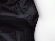 Load image into Gallery viewer, COMME DES GARCONS コムデギャルソン アーカイブ カーブストライプ ウールジャケット レッド グレー サイズS 美品 中古 50149