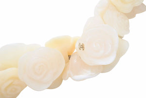 CHANEL シャネル ネックレス・チョーカー 薔薇 ココマーク プラスチック 02P刻印 イエロー ゴールド金具 レディース 美品 中古50168