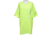 Load image into Gallery viewer, ChromeHearts クロムハーツ 半袖Tシャツ ロゴ トップス USA製 コットン 蛍光グリーン サイズL 美品 中古 50199
