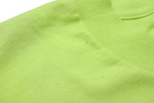 Load image into Gallery viewer, ChromeHearts クロムハーツ 半袖Tシャツ ロゴ トップス USA製 コットン 蛍光グリーン サイズL 美品 中古 50199