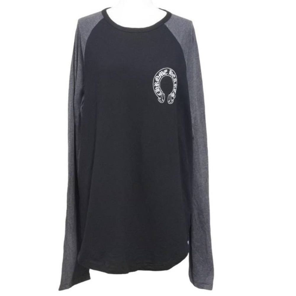 【新品未使用タグ付き】クロムハーツ ブラック ロンT 長袖 CHROME HEARTS クロムハーツ サーマル 長袖 ロンT 黒 ブラック