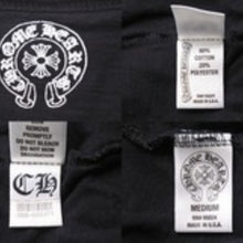 Load image into Gallery viewer, CHROME HEARTS クロムハーツ 長袖Ｔシャツ ブラック グレー コットン サイズM 95024 美品 中古 50212