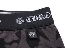Load image into Gallery viewer, 極美品 CHROME HEARTS クロムハーツ パンツ レギンス コットン ブラック グレー サイズL CH3311 中古 50213