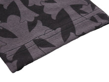 Load image into Gallery viewer, 極美品 CHROME HEARTS クロムハーツ パンツ レギンス コットン ブラック グレー サイズL CH3311 中古 50213