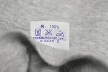 Load image into Gallery viewer, CHROME HEARTS クロムハーツ グンゼ 長袖Ｔシャツ グレー コットン サイズL 無地 日本製 美品 中古 50214