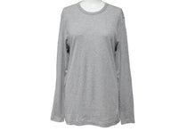 Load image into Gallery viewer, CHROME HEARTS クロムハーツ グンゼ 長袖Ｔシャツ グレー コットン サイズL 無地 日本製 美品 中古 50214