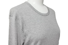 Load image into Gallery viewer, CHROME HEARTS クロムハーツ グンゼ 長袖Ｔシャツ グレー コットン サイズL 無地 日本製 美品 中古 50214