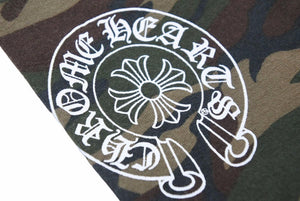 CHROME HEARTS クロムハーツ パンツ レギンス 総柄 コットン カモフラージュ 迷彩 サイズL 中古 50216