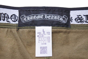 CHROME HEARTS クロムハーツ パンツ レギンス 総柄 コットン カモフラージュ 迷彩 サイズL 中古 50216