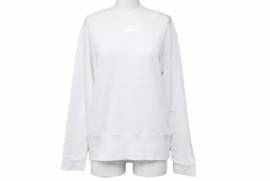 CHROME HEARTS クロムハーツ CH LS T-Shirt ホワイト レディース ロンT バックロゴ 美品 中古 50224