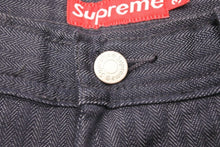 画像をギャラリービューアに読み込む, Supreme シュプリーム デニムパンツ ヴィンテージ 初期紙タグ USA製 コットンポリエステル サイズ34 美品 中古 50225 