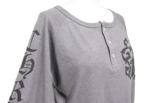 Load image into Gallery viewer, CHROME HEARTS クロムハーツ 長袖Ｔシャツ ラグランボタン ダガー コットン サイズM 美品 中古 50226