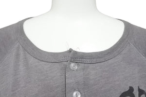 CHROME HEARTS クロムハーツ 長袖Ｔシャツ ラグランボタン ダガー コットン サイズM 美品 中古 50226