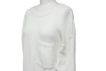 Load image into Gallery viewer, CHROME HEARTS クロムハーツ 長袖Ｔシャツ クロムハーツ Mサイズ ロンT ダガー サーマル ホワイト 刺繍 レッド 中古 50230