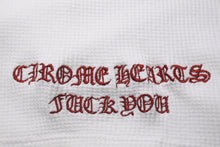Load image into Gallery viewer, CHROME HEARTS クロムハーツ 長袖Ｔシャツ クロムハーツ Mサイズ ロンT ダガー サーマル ホワイト 刺繍 レッド 中古 50230