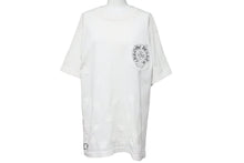 Load image into Gallery viewer, CHROME HEARTS クロムハーツ 半袖Ｔシャツ トップス ロゴ 星 コットン ホワイト ブラック サイズM メンズ 美品 中古 50232