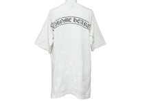 Load image into Gallery viewer, CHROME HEARTS クロムハーツ 半袖Ｔシャツ トップス ロゴ 星 コットン ホワイト ブラック サイズM メンズ 美品 中古 50232