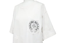 Load image into Gallery viewer, CHROME HEARTS クロムハーツ 半袖Ｔシャツ トップス ロゴ 星 コットン ホワイト ブラック サイズM メンズ 美品 中古 50232