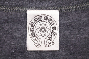 CHROME HEARTS クロムハーツ ダガープリント 長袖 ロンT グレー レッド Mサイズ 中古 50233