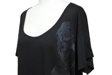 Load image into Gallery viewer, CHROME HEARTS クロムハーツ 半袖Tシャツ トップス 女 2612-304-5150 アメリカ製 コットン ブラック ブルー M 美品 中古 50236