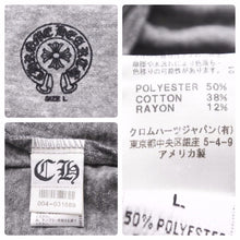 Load image into Gallery viewer, Chrome Hearts クロムハーツ Tシャツ ラングレー 7部丈 2212-304-1040 ポリエステル コットン レイヨン グレー L 美品 50238