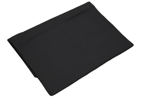CHROME HEARTS クロムハーツ クッションカバー 枕カバー 装飾 筒型 インテリア ポリエステル ブラック 美品 中古 50245