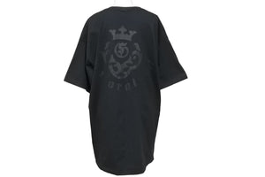 Gaboratory 半袖Tシャツ ガボラトリー GABOR ガボール シルバー アクセサリー ブラック デカロゴ 中古 50248