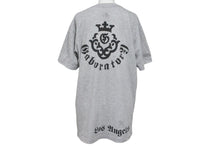 Load image into Gallery viewer, Gabor ガボール 半袖Ｔシャツ トップス ロゴ コットン グレー ブラック サイズM メンズ 美品 中古 50249