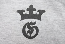 Load image into Gallery viewer, Gabor ガボール 半袖Ｔシャツ トップス ロゴ コットン グレー ブラック サイズM メンズ 美品 中古 50249